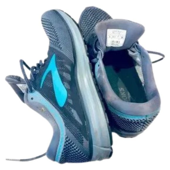 Brooks Shoes - Brooks | Revel Grey and Blue Knit Running Sneakers Sz 9 VGUC